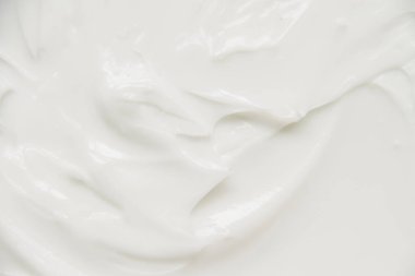 Kozmetik. Krem beyaz arkaplan dokusu.