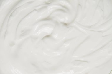 Kozmetik. Krem beyaz arkaplan dokusu.