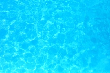 Yüzme havuzunda mavi renkli su dalgalı su detay backgroun