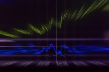 grafik üzerinde şamdan grafik odak boşluğu, İş ve finansal conc