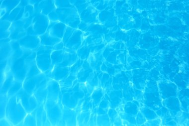 Yüzme havuzunda mavi renkli su dalgalı su detay backgroun