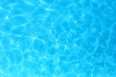 Yüzme havuzunda mavi renkli su dalgalı su detay backgroun