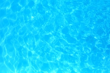 Yüzme havuzunda mavi renkli su dalgalı su detay backgroun