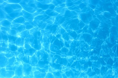 Yüzme havuzunda mavi renkli su dalgalı su detay backgroun