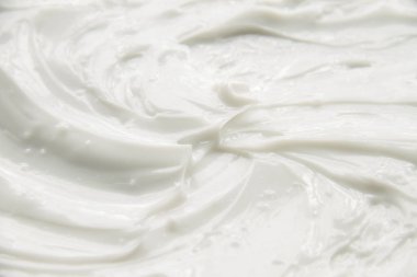 Kozmetik. Krem beyaz arkaplan dokusu.