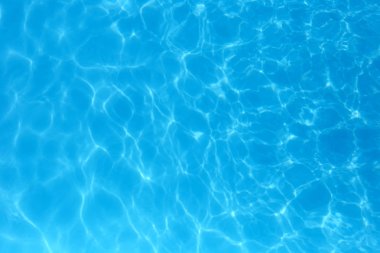 Yüzme havuzunda mavi renkli su dalgalı su detay backgroun