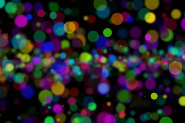 Noel Yeni Yıl için Bokeh Soyut Arka Plan