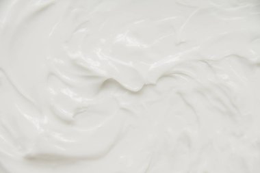 Kozmetik. Krem beyaz arkaplan dokusu.