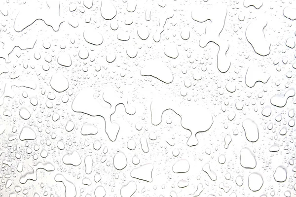 The concept of water drops on a white background — Stock Photo, Image