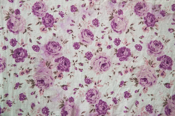 Фон из ткани розы, фрагмент красочного ретро гобелена текста — стоковое фото