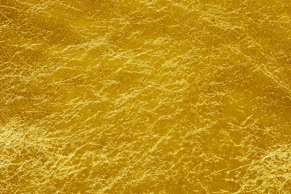 Altın folyo dokusu arkaplanı — Stok fotoğraf