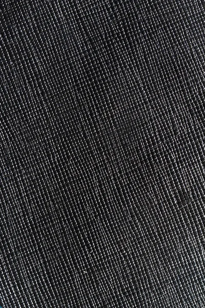Black leatherette texture as background — Stock Photo, Image