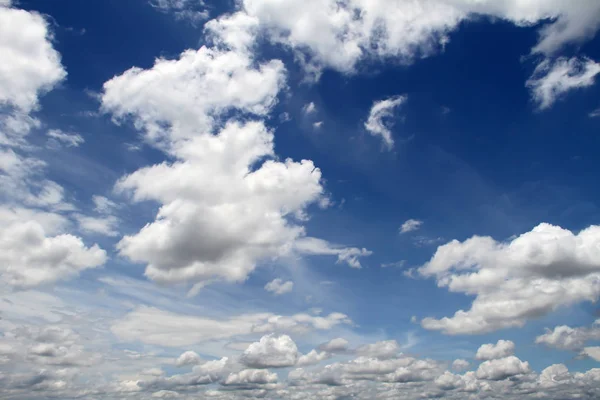 Blue sky with white clouds. Royalty Free Stock Images