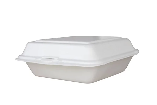 White foam box isolated on white use for multipurpose Stock Image