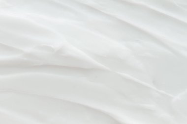 Kozmetik. Krem beyaz arkaplan dokusu.