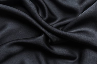 Siyah kumaş, dalga, arka plan, lüks