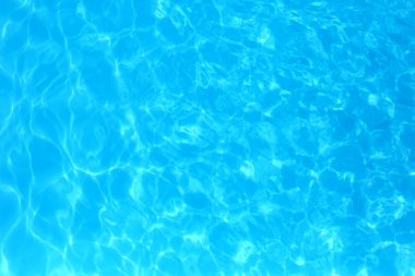 Yüzme havuzunda mavi renkli su dalgalı su detay backgroun
