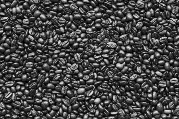 Grãos de café conceito monocromático textura de fundo . — Fotografia de Stock