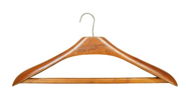 Hangers isolated on white background. clipart