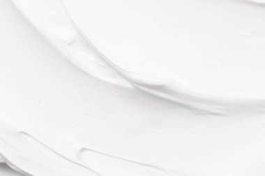 Krem dalga ile soyut beyaz arka plan