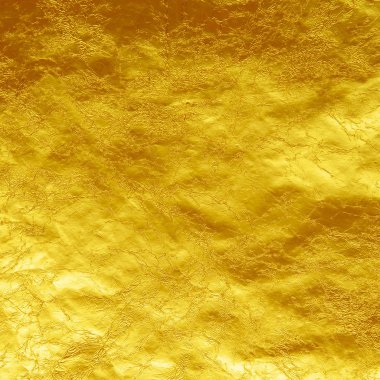 Altın folyo doku arka planının yakın çekim