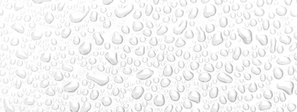 Concept Water Drops White Background — Stock Photo, Image