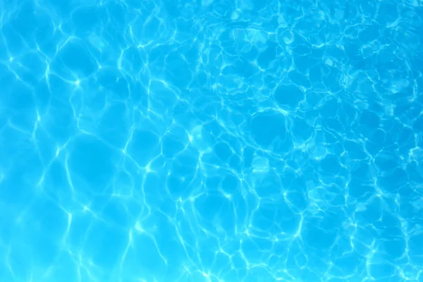 Kék Színű Víz Medencében Hullámos Víz Részlet Háttér — Stock Fotó