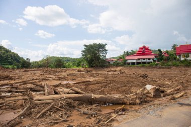 September 08, 2025, flash flood Mae Hong Son province Northern Thailand.