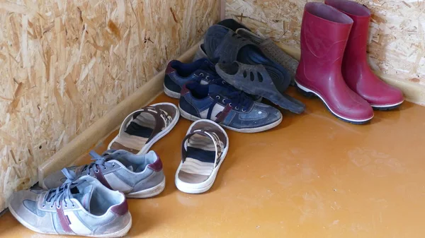 Sepatu Luar Ruangan Koridor Floo Stok Foto