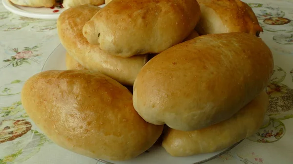 Tartas Caseras Con Varios Rellenos — Foto de Stock