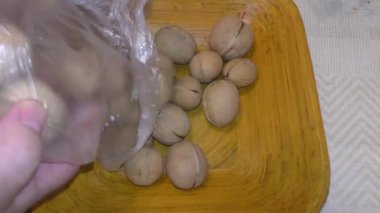 Ceviz. sağlıklı gıda konsepti