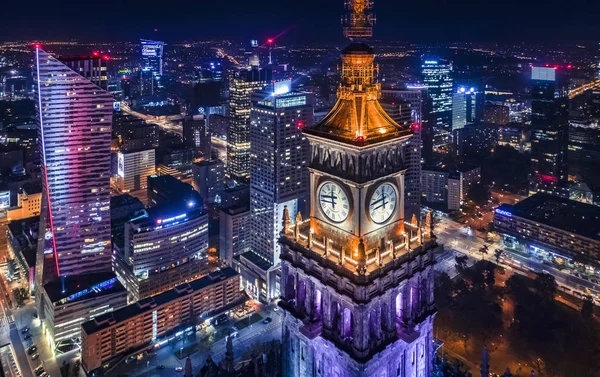 Warszawa, Polska - Varşova, Polonya 'nın hava fotoğrafı