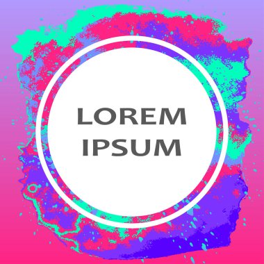 Neon sıçrama sanatsal kapak tasarımı. Sıvı holografik gradyan patlama doku arka planına sıçradı. Moda yaratıcı şablon vektörü Kapak Raporu Katalog Broşür Uçucu Ürünleri