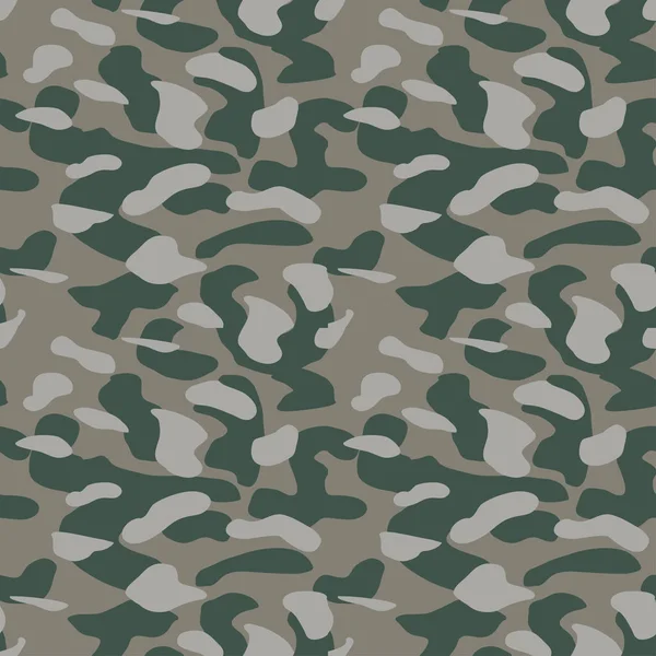 Patrón Camuflaje Fondo Sin Costuras Ilustración Vectorial Estilo Clásico Ropa — Vector de stock