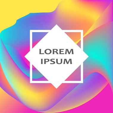 Sıvı şekiller. Dalgalı sıvı arka plan. Parlak zemin kavramı. Trendy degrade dalgalar tasarım şablonu vektör Poster düzen Dergisi Afiş Afiş broşür kapak ayarla