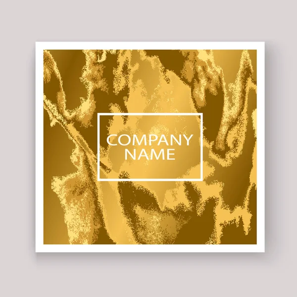 Textura em mármore dourado design gráfico de fundo abstrato. Glitter dourado padrão de ilustração de luxo Trendy template vector Convite Brochura Casamento Cover Card Flyer Poster Banner Negócios — Vetor de Stock