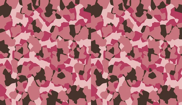 Camouflage Patroon Achtergrond Vector Militaire Stijl Maskeercamouflage Kleding Herhaalt Print — Stockvector