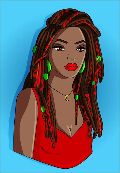 Girl With Braids Stock Vectors Royalty Free Girl With