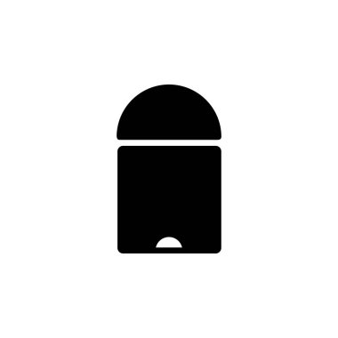 boş çöp simgesi. uygulama simgesi. Logo, web sitesi, uygulama, sunum ve daha fazla ürün için mükemmel. simge tasarımı katı biçim