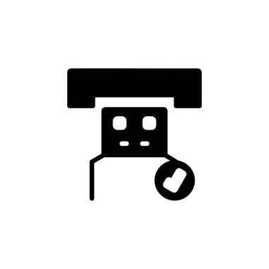 Güvenli flash disk simgesi. uygulama simgesi. Logo, sunum, mobil ve masaüstü uygulaması, web sitesi ve daha fazla ürün için mükemmel. Simge tasarımı katı biçim