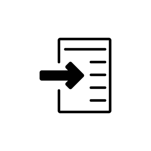 Імпортувати Піктограму Файла Значок Програми Ідеально Підходить Логотипу Презентації Мобільного — стоковий вектор