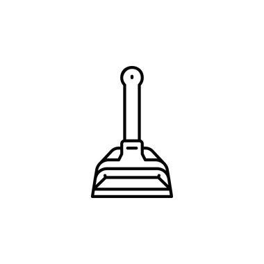 Faraş simgesi. ev aletleri simgesi çizgisi tarzı. Logo, sunum, web sitesi ve daha fazlası için mükemmel bir kullanım. modern simge tasarımı özet biçimi