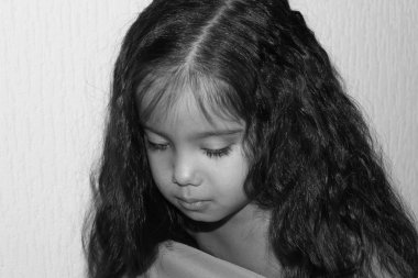 Bir kızın portresi.