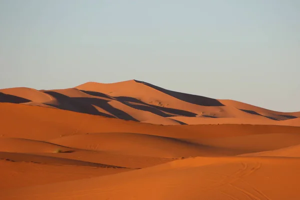 Dunes Dans Désert Erg Chebbi — Photo