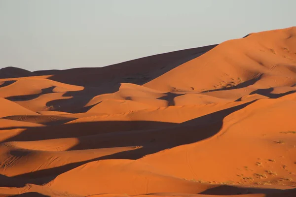Erg Chebbi Çölünde kum tepeleri
