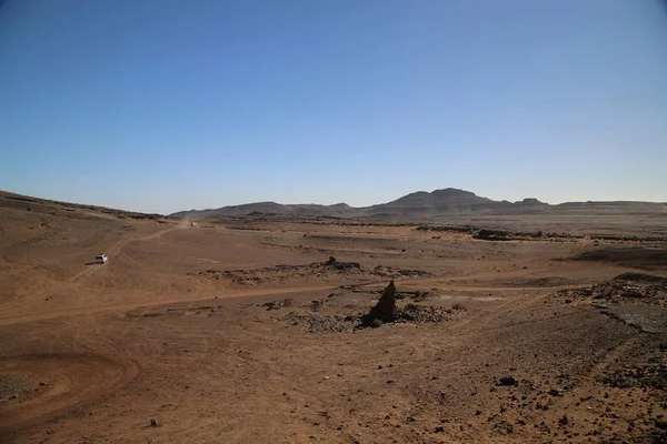 Schwarze Wüste Bei Merzouga — Stockfoto