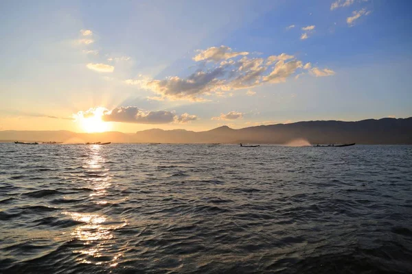 缅甸美丽的Inle湖 — 图库照片