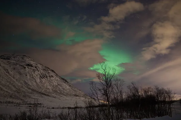 Northern Lights Tromsø Noorwegen — Stockfoto