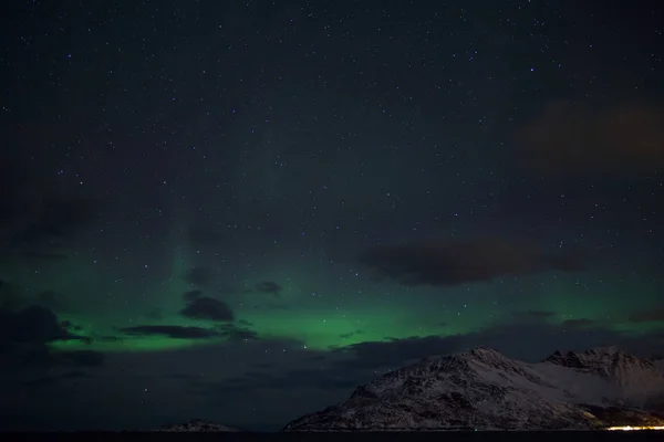 Kuzey Işıklar Tromsø Norveç — Stok fotoğraf