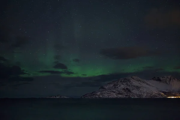 Auroras Boreales Tromso Norway — Foto de Stock